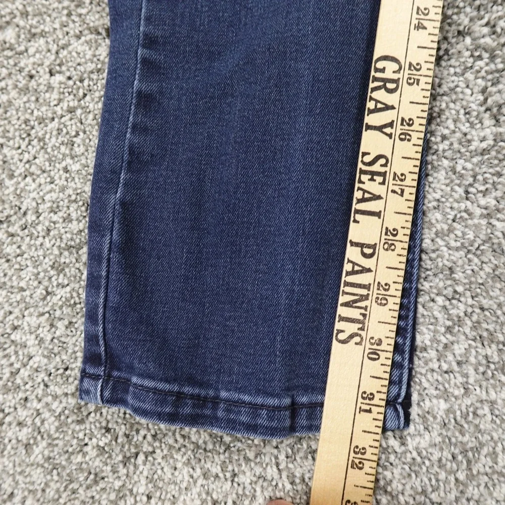 Levis Jeans Mens 29X30‎ Dark Blue Denim Pants Performance 502 Taper Stretch Flex